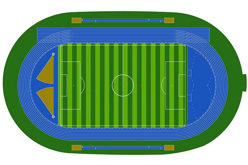 足球場平面圖
